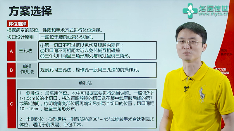 袁云锋:解剖学风格胸腔镜肺系列—左上肺尖后段切除术讲解